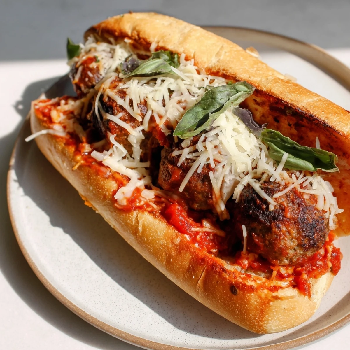 Meatball Marinara Sub Sandwiches