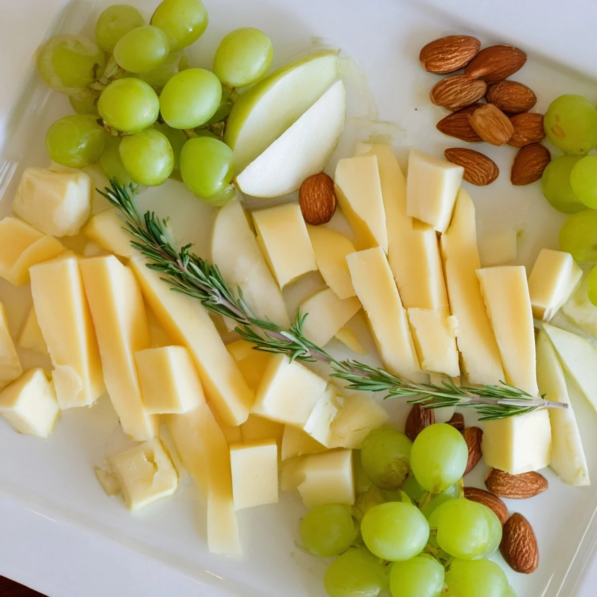 Get ready for a book club with this gorgeous Book Club Pairing Platter showcasing various cheese and fruit pairings.