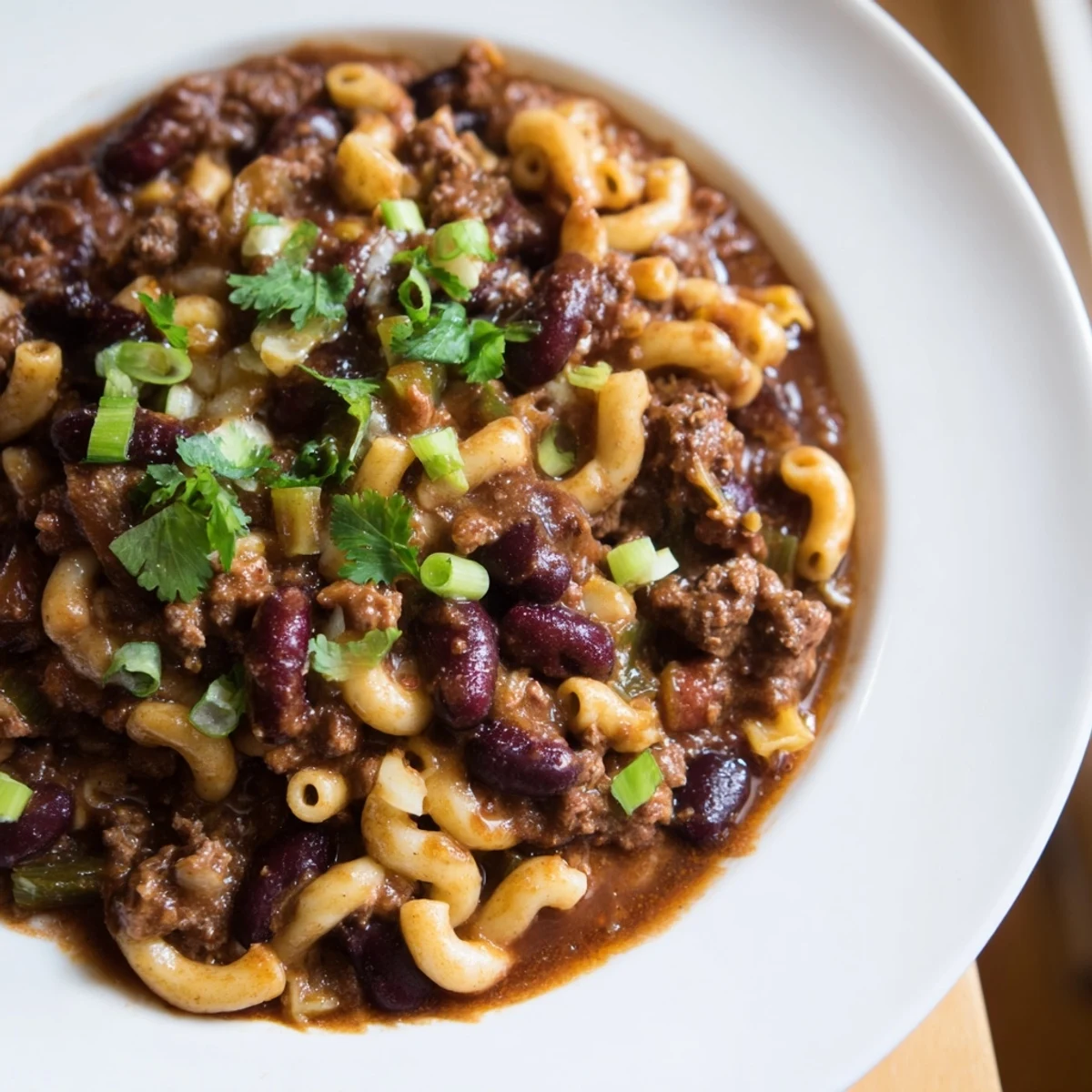 One-Pot Ditalini Hot Cocoa Chili