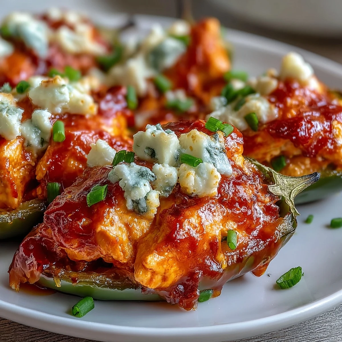 Spicy Buffalo Wing Poppers served with celery sticks and ranch dip on game day.