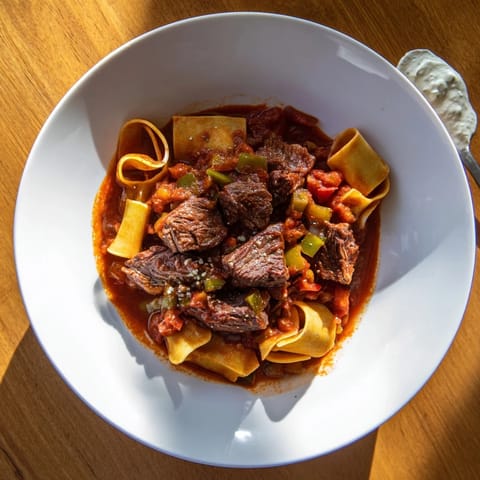 Hungarian Goulash with Noodles