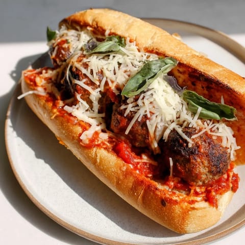 Meatball Marinara Sub Sandwiches