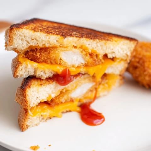 Chicken Nugget Grilled Cheese