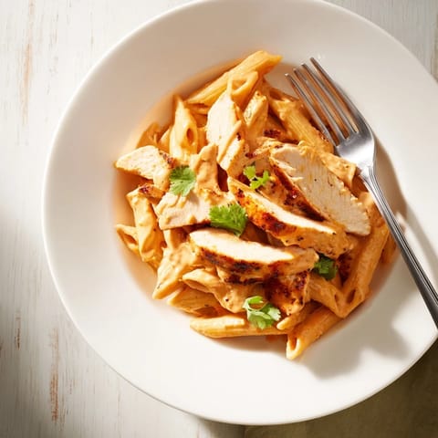 Golden-brown honey chipotle chicken and penne tossed in a rich, spicy-sweet sauce, finished with a squeeze of lime and Parmesan.
