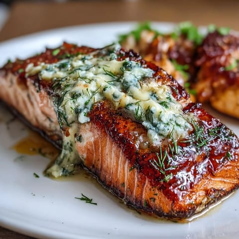Herb butter salmon with roasted cauliflower florets, a flavorful and healthy keto-friendly meal ready in 40 minutes.