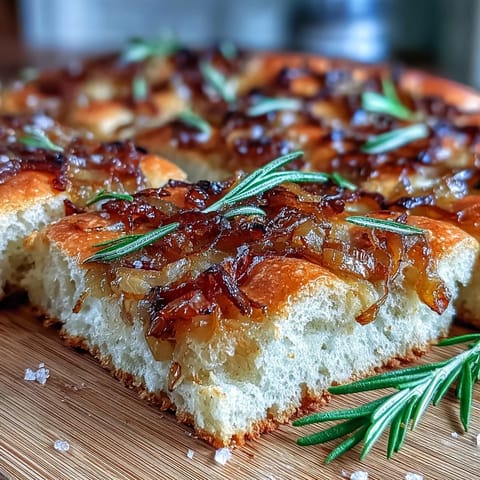 Sourdough Onion Focaccia