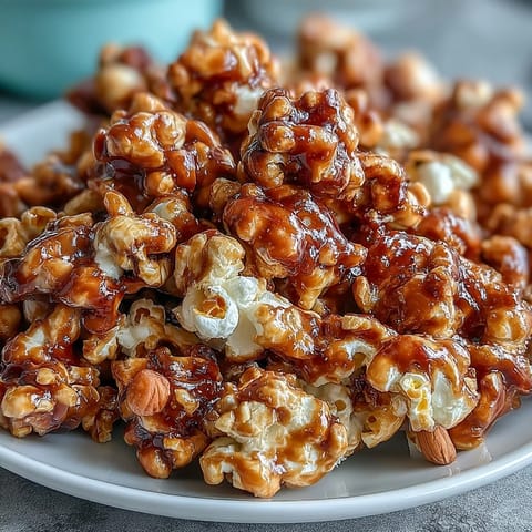 Baseball Season Popcorn Caramel