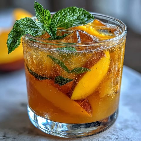 Mango Peach Sparkling Tea