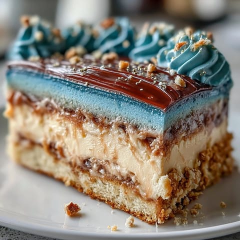 Graduation cake for boys with dark blue and gold ombre layers, topped with smooth vanilla buttercream and shimmering edible gold accents.