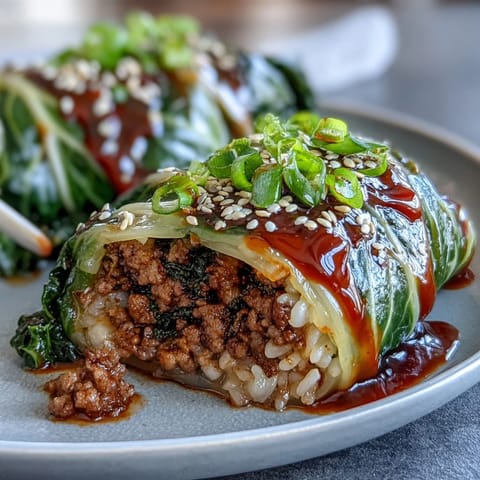 Korean Cabbage Rolls