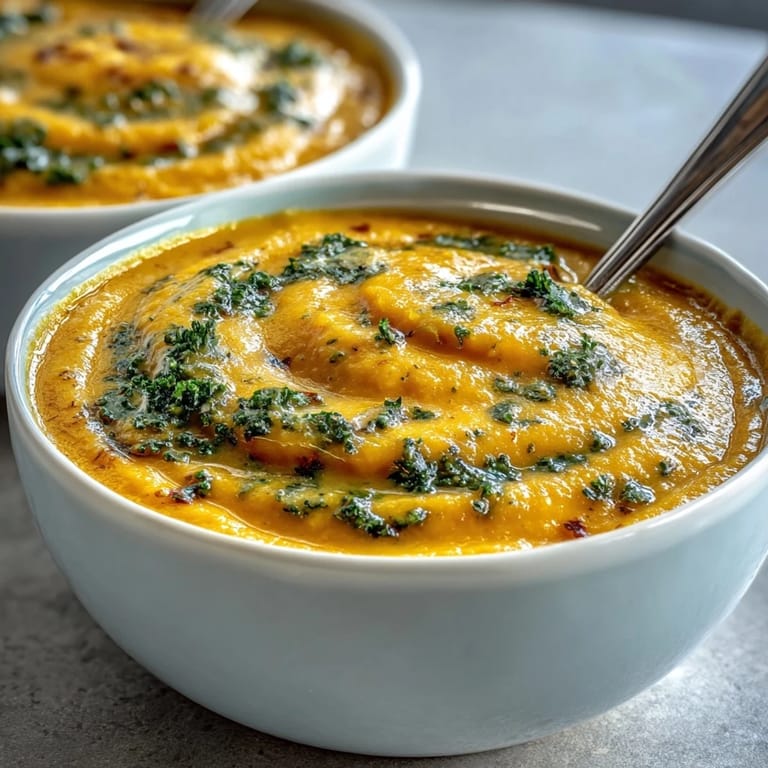 Rich, vegetarian butternut squash broccoli cheddar soup paired with crusty bread for a cozy dinner.