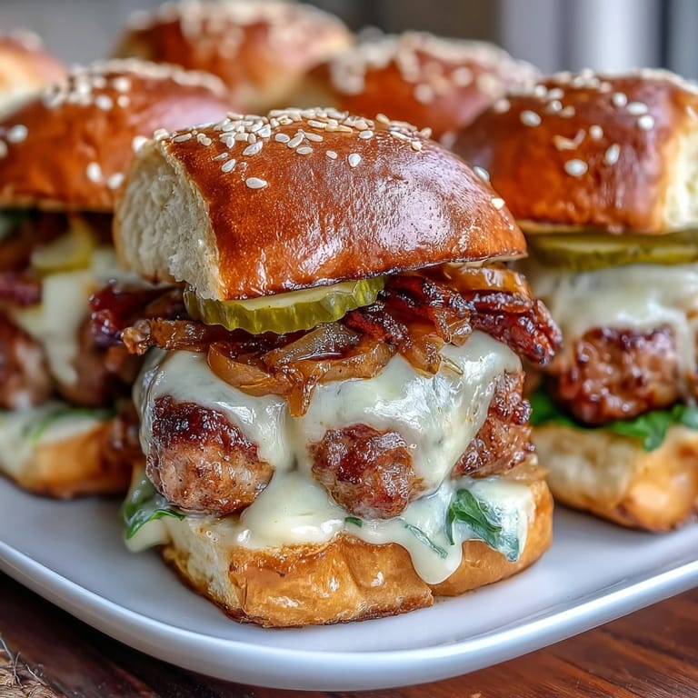 Served hot from the oven, these juicy sliders are a perfect main dish for game day.