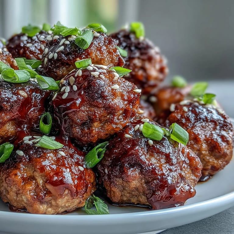 Freshly baked Spicy Chili Honey Turkey Meatballs served over a steaming rice bowl for a satisfying dinner.