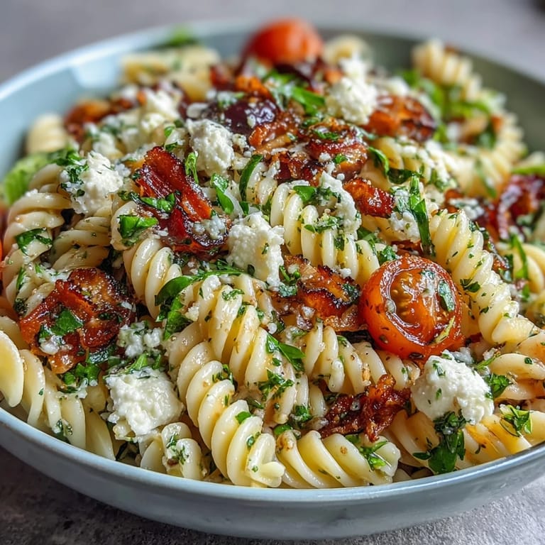 Bright and zesty Easy Picnic Pasta Salad with Italian Dressing, featuring cherry tomatoes, cucumbers, and bell peppers in a tangy herb vinaigrette.