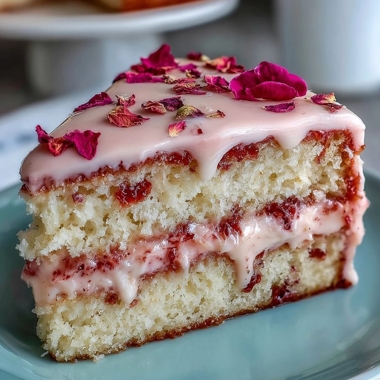 Beautiful Mothers Day cake with gradient pink buttercream and fresh edible flowers, creating a stunning centerpiece.