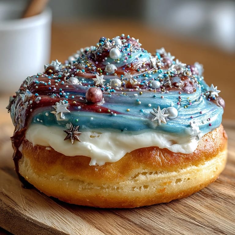 3. This Galaxy Graduation Cake boasts vibrant galaxy frosting and edible gold and silver stars, making it a dazzling centerpiece for any graduation party.