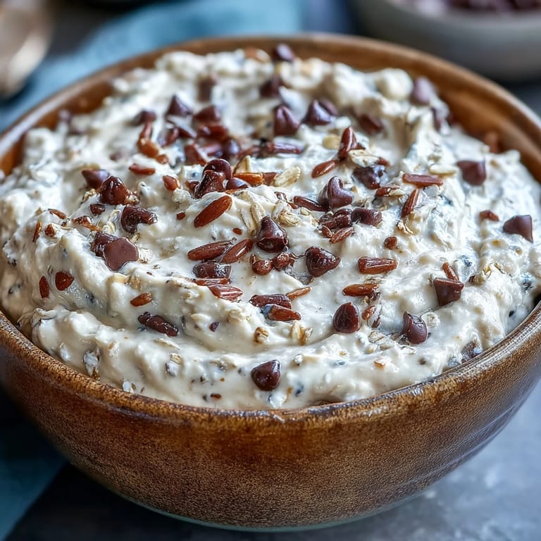 Taste classic cookie dough in this fiber-rich, creamy, no-bake chickpea dip.