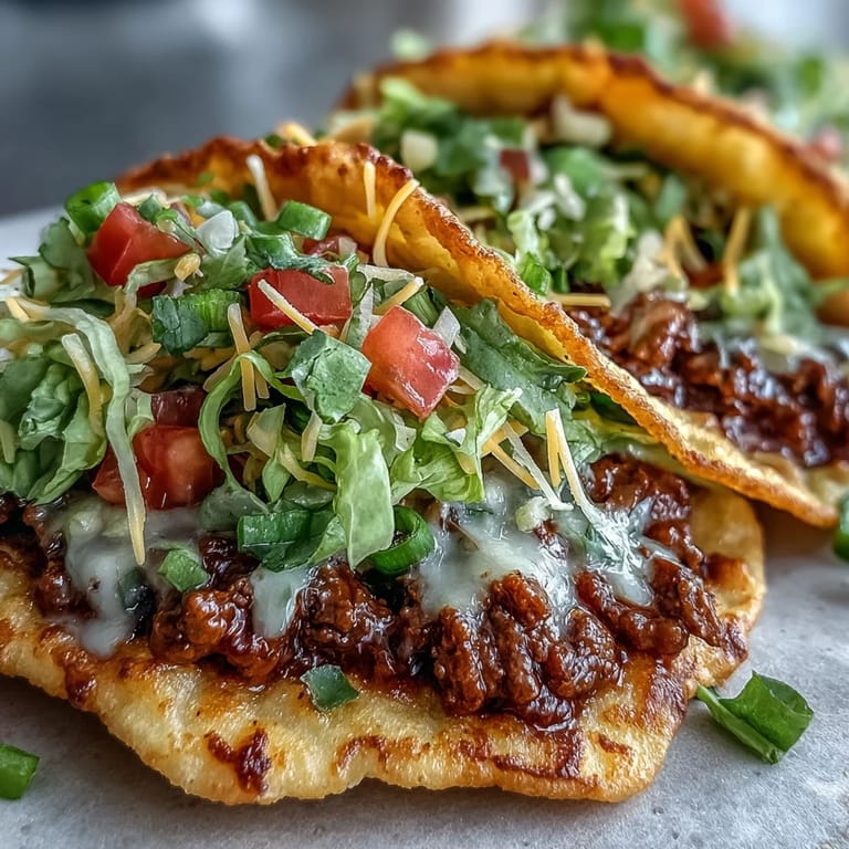 Enjoy gluten-free cloud bread tacos overflowing with tender seasoned ground beef.