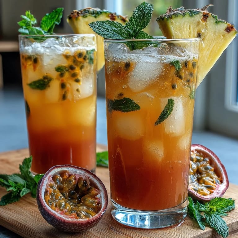 Savor this easy Tropical Sunrise Mocktail, perfectly layered with sweet grenadine.