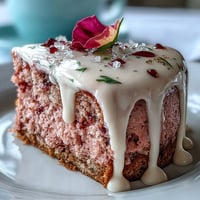 Bridal Shower Rosé Velvet Cake draped in shimmering gold drip.